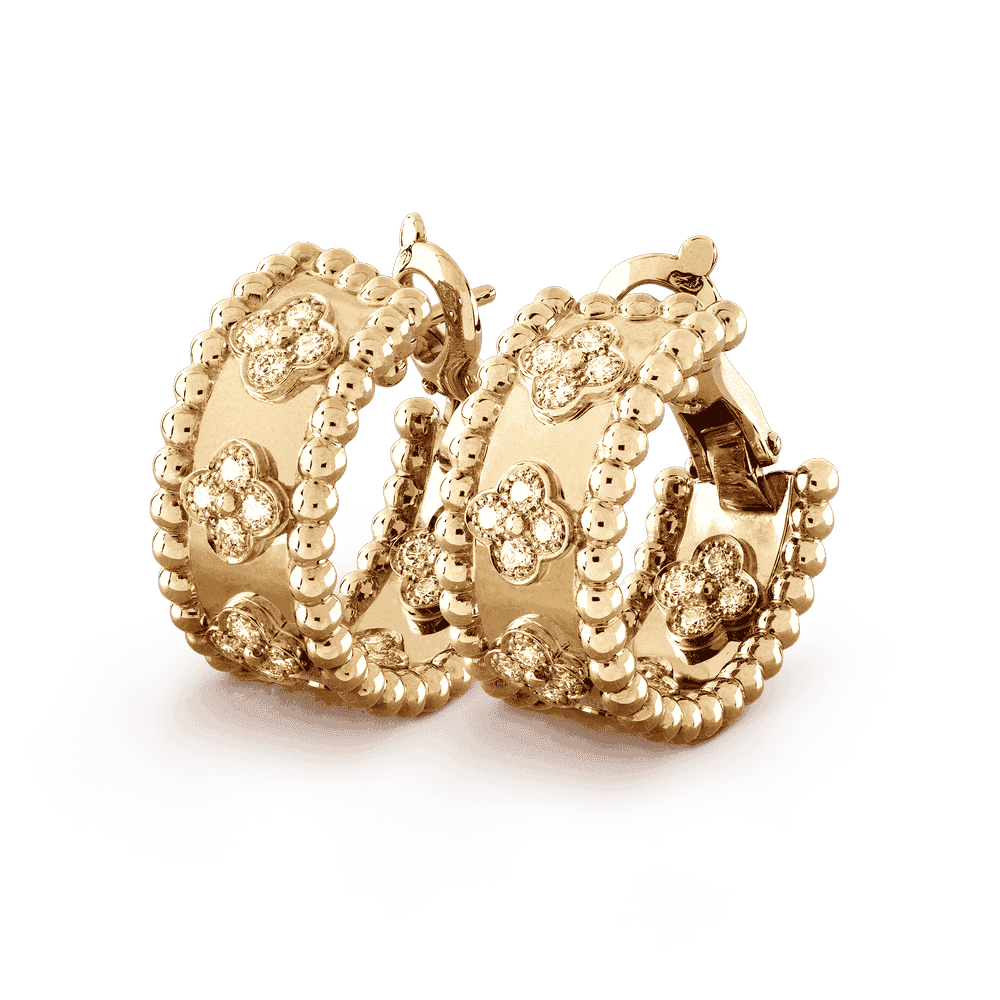 Flower earrings