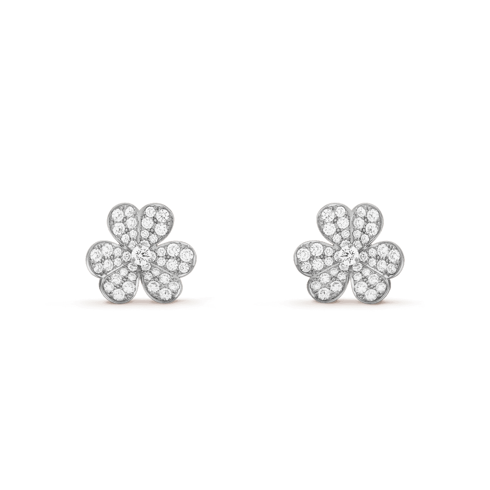 Flower ring full diamond