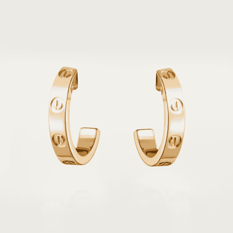 Round earrings small