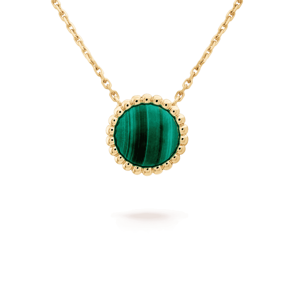 Round malachite pendant