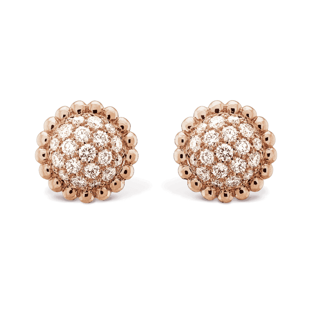 Round earrings