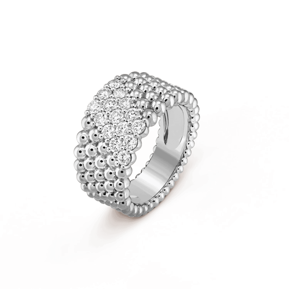 Diamond ring 5 rows