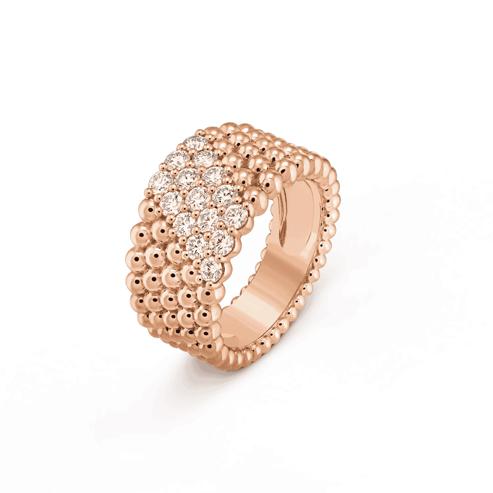 Diamond ring 5 rows