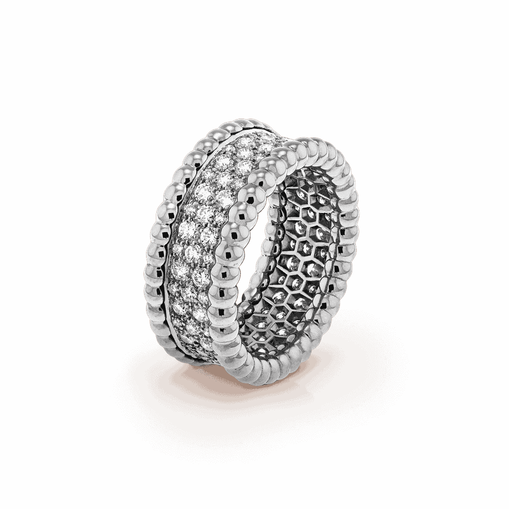 Diamond ring 3 rows