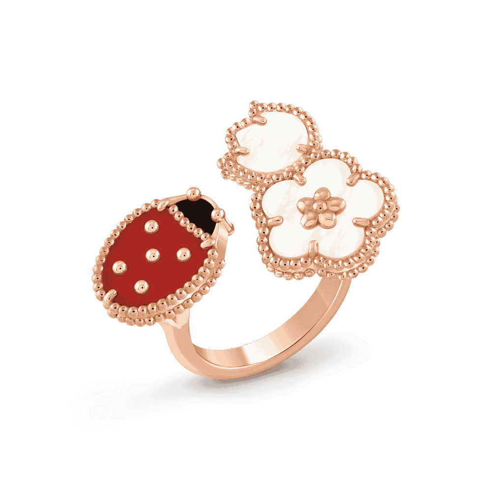 Lady bug ring