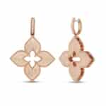 Princess flower earrings large