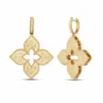 Princess flower earrings large