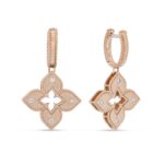 Princess hoop earrings
