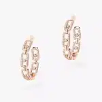 Move hoop medium earrings