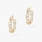 Move hoop medium earrings