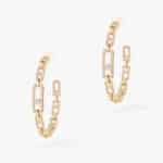 Move hoop large earrings