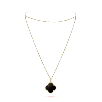 Flower long necklace