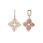 Princess earrings double side