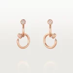 Nail earrings