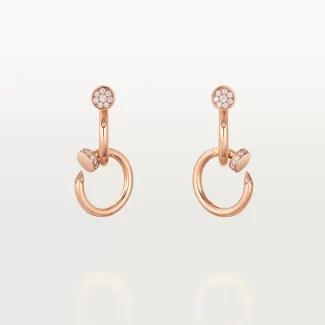 Nail earrings