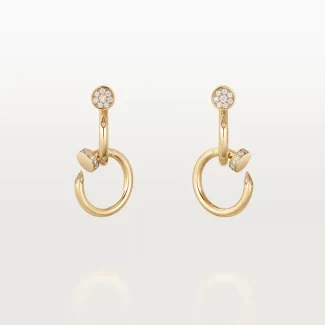 Nail earrings