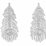 Plume earrings medium